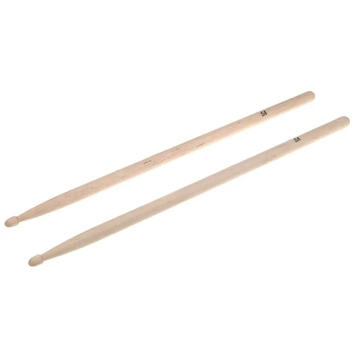 Par De Batones De Batería De Madera De Arce 5A Ligeros Y Profesionales Para Conjunto De Batería Accesorios Para Instrumentos Musicales - 1