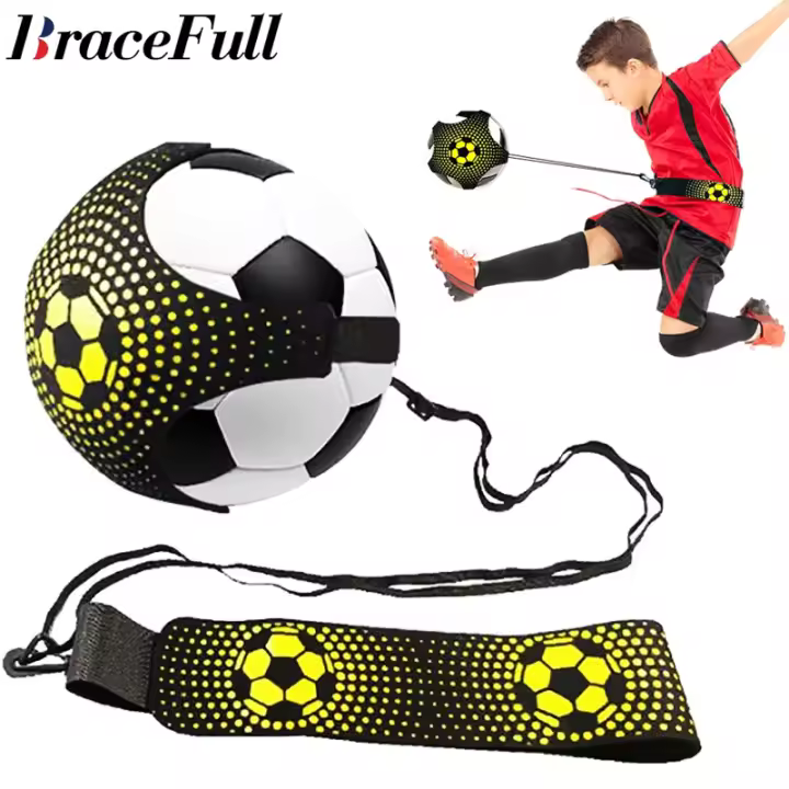 Bolsa De Juego De Fútbol Para Niños Cinturón Auxiliar De Entrenamiento De Rotación Juguetes Deportivos Para Entrenamiento Individual De Fútbol - 1