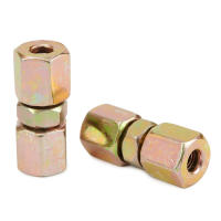 6pcs Conectores De Tubo De Freno 10mm X 1mm 2 Caminos Macho Hembra Nuts Unión De Línea De Freno Para Tubo De Freno 3/16" Fittings De Línea De Freno - details 8