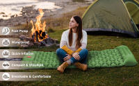 Almohadilla De Dormir Inflable Ultraligera Para Camping Con Bomba Integrada Para Senderismo Mattress Compacto Y Ligero Con Kit De Reparación - details 0