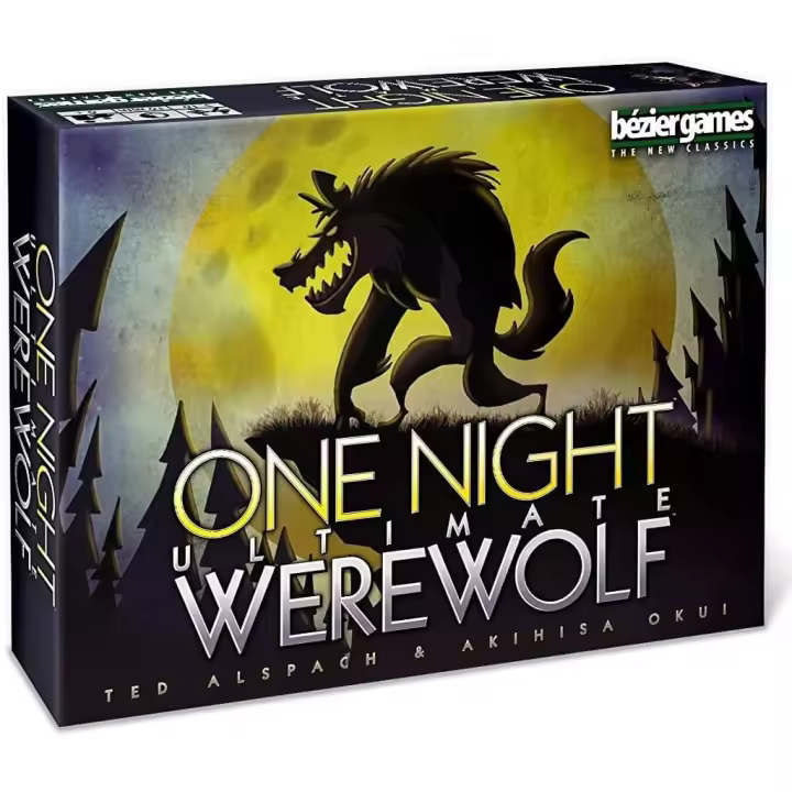 Juego de mesa Bezier Una Noche Ultimate Hombre Lobo Negro - 1