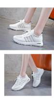 Nuevos zapatos de verano para mujer, zapatos casuales de moda, zapatos deportivos tejidos voladores para mujer, zapatos blancos para mujer, zapatos ligeros para estudiantes - details 1