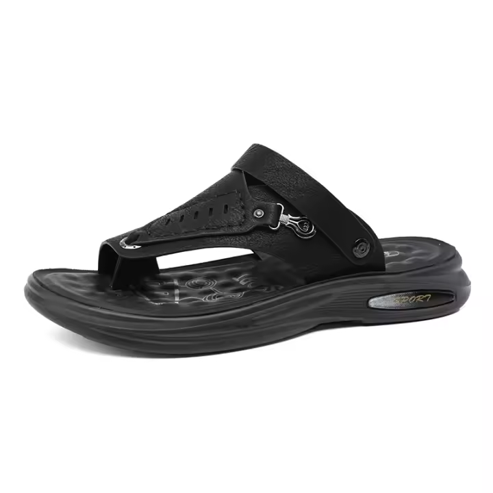 Sandalias De Flip-flop Para Hombre Verano Outdoor Casual Zapatillas Doble Propósito Antideslizantes Impermeables Suela Suave Cómodas Transpirables Zapatos De Playa - 1