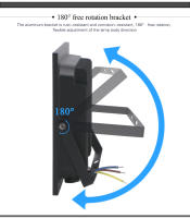 Lámpara De Pared Exterior RGB LED IP66 Impermeable 100W 50W 30W 220V Iluminación De Paisaje Luz De Escenario Faro De Albañal - details 3