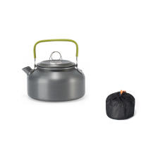 Kettle De Camping Portátil Exterior Antideslizante De Aluminio Ligero Con Manija Antisalpicaduras Para Picnic Y Cocina - details 12
