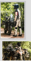 Chaqueta De Motocicleta Impermeable Para Hombre Con Protección EVA Ropa Motociclista Wearable Pantalones De Motocicleta - details 17