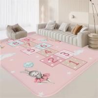 Alfombra De Entrada Con Estampado De Hopscotch De Dibujos Animados Lavable Antideslizante Para Sala De Estar Cocina Y Toilette - details 8