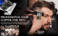 Cortadora De Pelo Eléctrica Portátil T9 Vintage Recargable Por USB Con Corte Seco Y Húmedo Batería De 50 Minutos Para Hombres - details 0