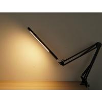 Lámpara de escritorio LED con brazo oscilante ajustable Negra - details 1