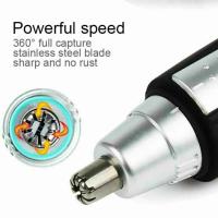Afeitadora Eléctrica Para Nariz Y Orejas 1pc Trimmer De Cabello Facil De Limpieza Para Hombres Y Mujeres Herramienta De Afeitado - details 7