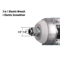 Llave De Impacto Eléctrica Sin Cable Con Motor Sin Escobillas Y Batería Li-ion De 30000mAh Luz LED Para Llantas De Coche Herramienta De DIY Para El Hogar - details 4