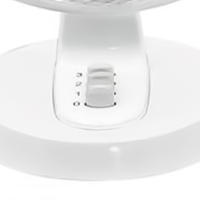 Ventilador de Escritorio Compacto ,Ventilador de Mesa Portátil con Diseño de 3 Aspas,equeño Ventilador de Escritorio Blanco - details 3