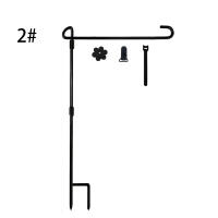 Palo De Bandera De Metal Resistente Al Clima Para Exteriores Con Accesorios Adecuado Para Banderas De Jardín Y Courty - details 5