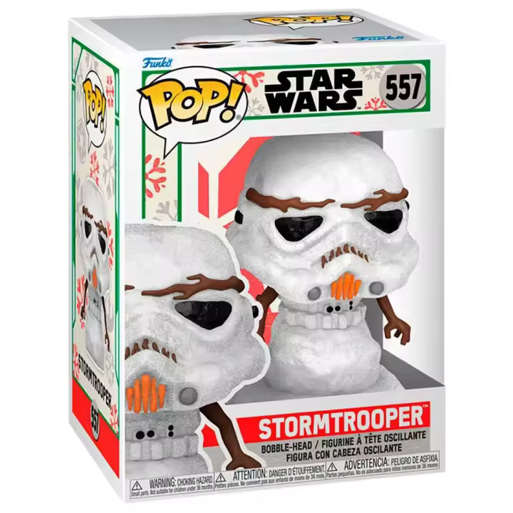 Funko Pop Figura De Stormtrooper Navideño Star Wars - 1
