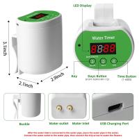 Sistema de Riego Automático, Kit Mejorado de Riego por Goteo para plantas de Interior (12 Unidades), Pantalla LED y DeVico de Riego para makets recargable por USB. - details 2