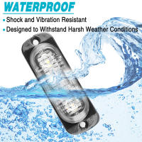 Luz De Advertencia Estroboscópica LED Para Coche Camión Remolque 1/2Pcs 4LED Luz De Emergencia Intermitente Universal Para Automóviles Y Motocicletas - details 4