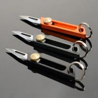 Cuchillo De Bolsillo Miniatura Portátil De Aleación Con Caja Cortador De Llavero Útil Herramientas EDC Cuchillo Fijo De Estación - details 8
