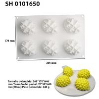 Molde De Galletas De Silicona SHENHONG Con Diseño De Frutas Mousse De Naranja Manzana Pera Mango Durazno Herramientas De Decoración De Postres - details 6