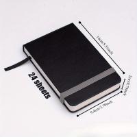 Cuaderno De Dibujo De Viaje Tamaño Medio Estilo Antiguo Cubierta De Cuero Grano Grueso Hojas De Pasta De Madera Para Dibujos Al Acuarela Portátil Para Dibujar Al Aire Libre - details 0