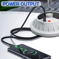 Linterna De Camping Potente Recargable 6000mAh Con LED Luz De Tenda Portátil Con Batería Integrada Y Carga Solar - details 6