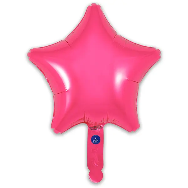 Globo Estrella Fucsia 23cm - 1