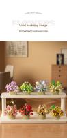 Yigao Bloques De Construcción 3080-87 Cesta De Flores Modelo De Decoración Para Escritorio Juguete Para Niñas Y Niños - details 1