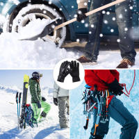 Guantes Térmicos De Cuero Calefactados USB Impermeables Para Invierno Exterior Adecuados Para Pesca Ciclismo Montar En Bicicleta - details 1