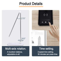 Lámpara De Escritorio LED Inteligente Recargable Por USB Con Iluminación Wireless Plegable Para Niños Y Adultos Para Oficina Y Dormitorio Material ABS Y Aluminio - details 10