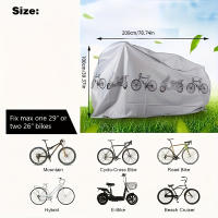 Cubierta De Lluvia Para Bicicleta MTB a Prueba De Agua Y Nieve Protección Solar Accesorio Para Bicicleta Al Aire Libre - details 0