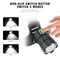 BORUIT XHP70.2 Linterna Frontal LED Potente 5000LM Recargable Por USB Con Zoom Impermeable Para Camping Pesca Y Ocio - details 4