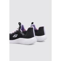 Skechers SLIP-INS: BOUNDER - SIMPLE CUTE Deportivas Planas Niña Negro - details 2