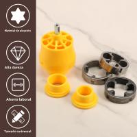 Herramienta De Hacer Tornillos PVC Para Taladro Eléctrico Kit Profesional De Hacedor De Tornillos Con 3 Herramientas De Tornillado Para Plomería - details 2