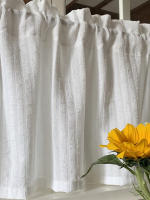 Cortina De Pared Blanca Opcional Estilo Nórdico Minimalista Americana Cortina Media Cortina Corta Ventana Flotante Material 100% Poliéster - details 9