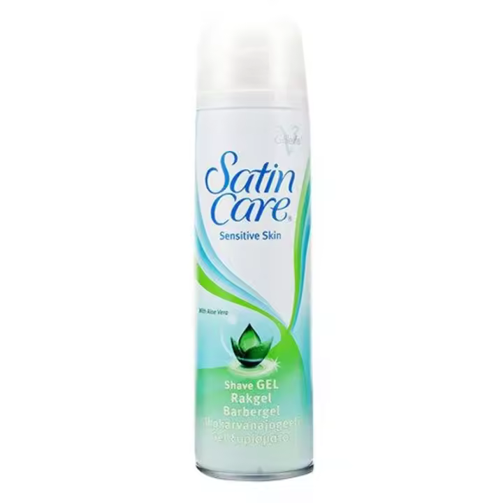 Gillette Satin Care Piel Sensible con gel de afeitar Aloe Vera 200 ml W - 1