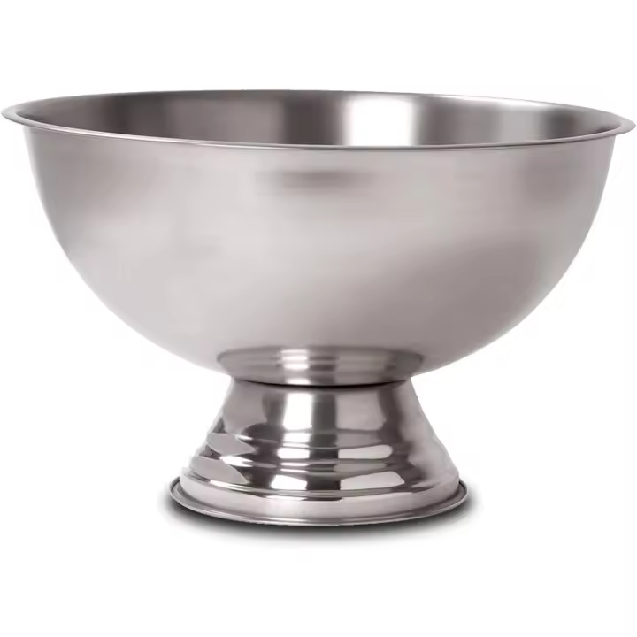Ponchera grande de acero inoxidable para champán, vino, cerveza, hielo, cubo para fiestas - 1