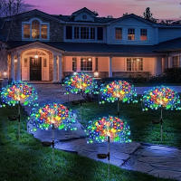 Lámpara De Cadena Solar Para Jardín Patio Exterior Con 90/120/150/200 LED Luz Impermeable Decoración DIY De Árbol - details 4
