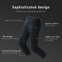 Leggings De Baloncesto Con Protecciones De Rodilla Tallas Para Deporte Entrenamiento Correr Capris Chico Pantalones De Compresión - details 7