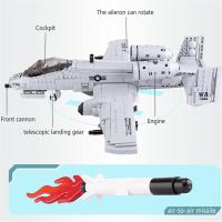 Bloques De Construcción De Avión A10 Warthog WW2 961PCS Kit De Modelos De Aviación Para Jóvenes Y Adultos Juguetes Educativos - details 4