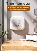 Sensor De Temperatura Y Humedad Inteligente WiFi/Zigbee Tuya Con Pantalla LCD Soporte Alexa Google Home Medidor Humidímetro Termómetro Para Interior - details 0