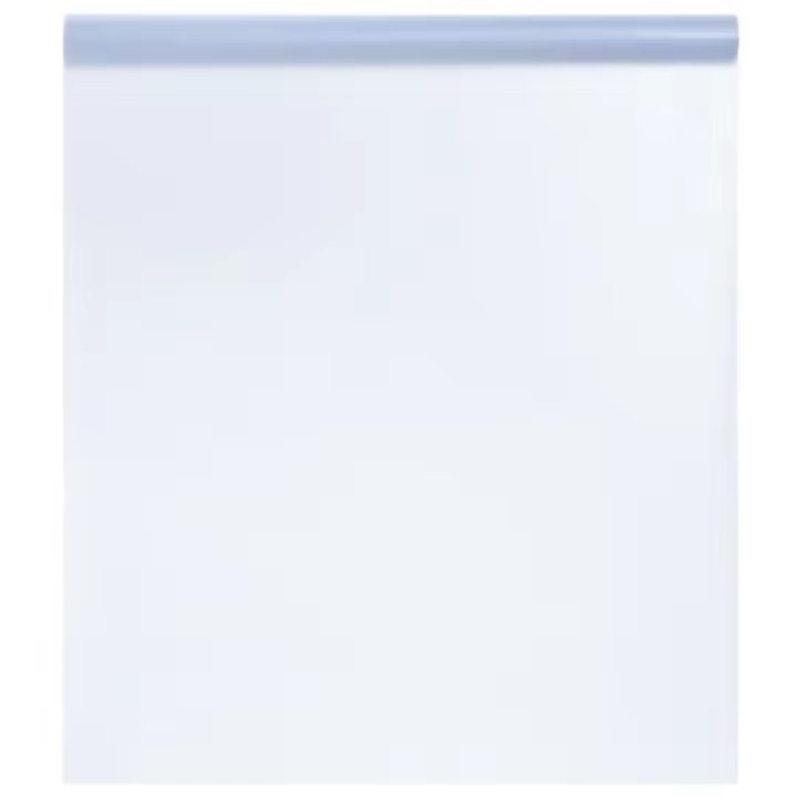 vidaXL Lámina de ventana esmerilada PVC gris transparente 90x1000 cm - 1