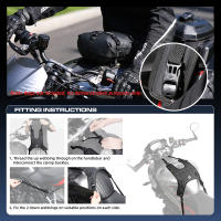 Bolsa De Tanque Para Motocicleta Universal Impermeable Accesorios De Viaje Con Base Saddlebags Adecuada Para Exterior Y Crash Bars - details 3