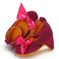 Zapatillas De Fiesta Para Bebé Niña Con Lazo Estilo Princesa Zapatos De Cama Para 0-12 Meses Moda Infantil Zapatos De Fiel - details 9