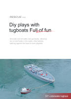 Barco RC ZWN 1/32 Con Luces Motor Potente 2.4G Control Inalámbrico De Longitud Para Niños Y Niñas Regalo Modelo De Tugboat - details 3