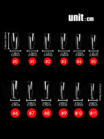 120PCS Uñas De Coffin Largas Y Curvas Extra Largas Cubiertas Mitad Uñas De Acrílico Profesional Uñas Falsas De Plástico Para Manicura Casera - details 7