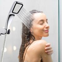 Cabezal de ducha de baja presión de agua, potente rociador de ahorro de agua para baño - details 2