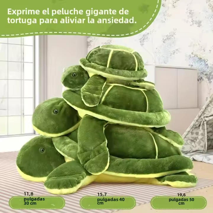 Juguete De Peluche Tortuga Marina Família De Peluches Para Niños Y Niñas Regalo De Cumpleaños Juguete De Peluche Para Bebés De Tortuga Madre - 1