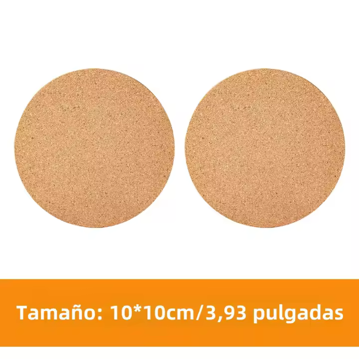 Juego De Coasters De Madera De Goma Leeseph Multifuncional Resistente Al Calor Para Hot Pots Pans Tazas Y Cristales Plantas - 1