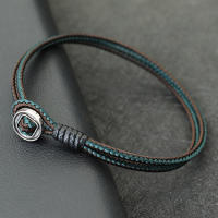 Pulsera De Hilo Tejido Grade a Para Hombres 3mm Pulsera Casual De Deporte Al Aire Libre Regalo Perfecto Para Él Accesorios Hombre Joias - details 2