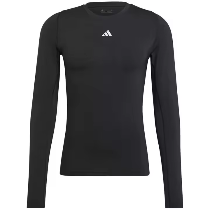 Camiseta de Manga Larga Adidas Techfit Aeroready para hombre en color negro - 1