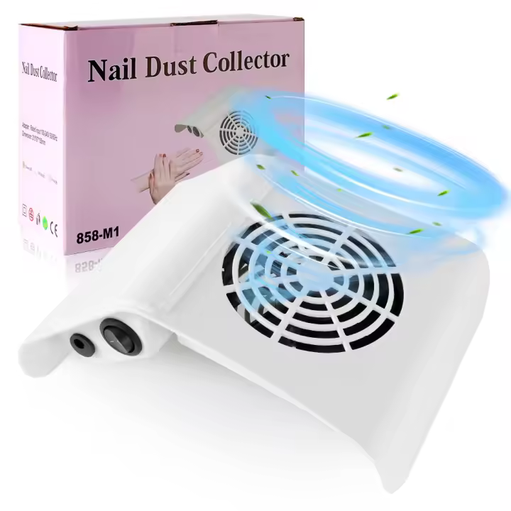 ExtrCTOR DE VACÍO PARA UÑAS COLECCIONADOR DE POLVO BAJO Ruido Herramienta De AbsorciÓn De Polvo Para Manicura Limegirl - 1